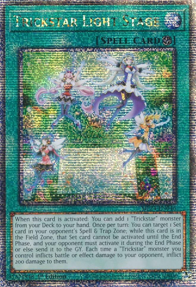 Trickstar Light Stage [MP24-EN046] Quarter Century Secret Rare | Chromatic Games