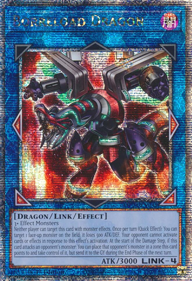 Borreload Dragon (Alternate Art) [MP24-EN048] Quarter Century Secret Rare | Chromatic Games