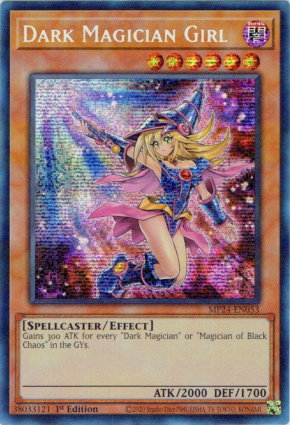 Dark Magician Girl (Alternate Art) [MP24-EN053] Prismatic Secret Rare | Chromatic Games