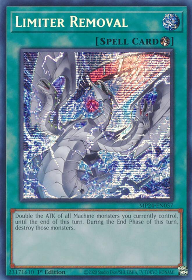 Limiter Removal (Alternate Art) [MP24-EN057] Prismatic Secret Rare | Chromatic Games