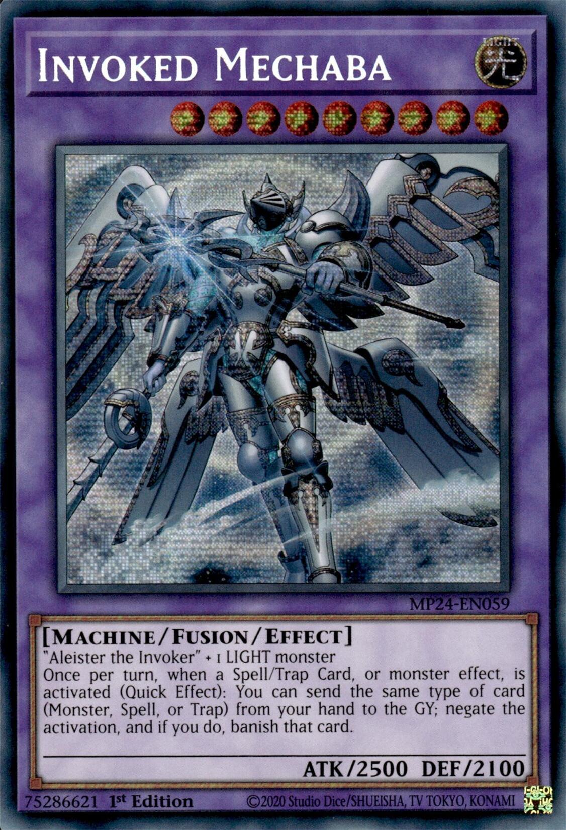Invoked Mechaba (Alternate Art) [MP24-EN059] Prismatic Secret Rare | Chromatic Games