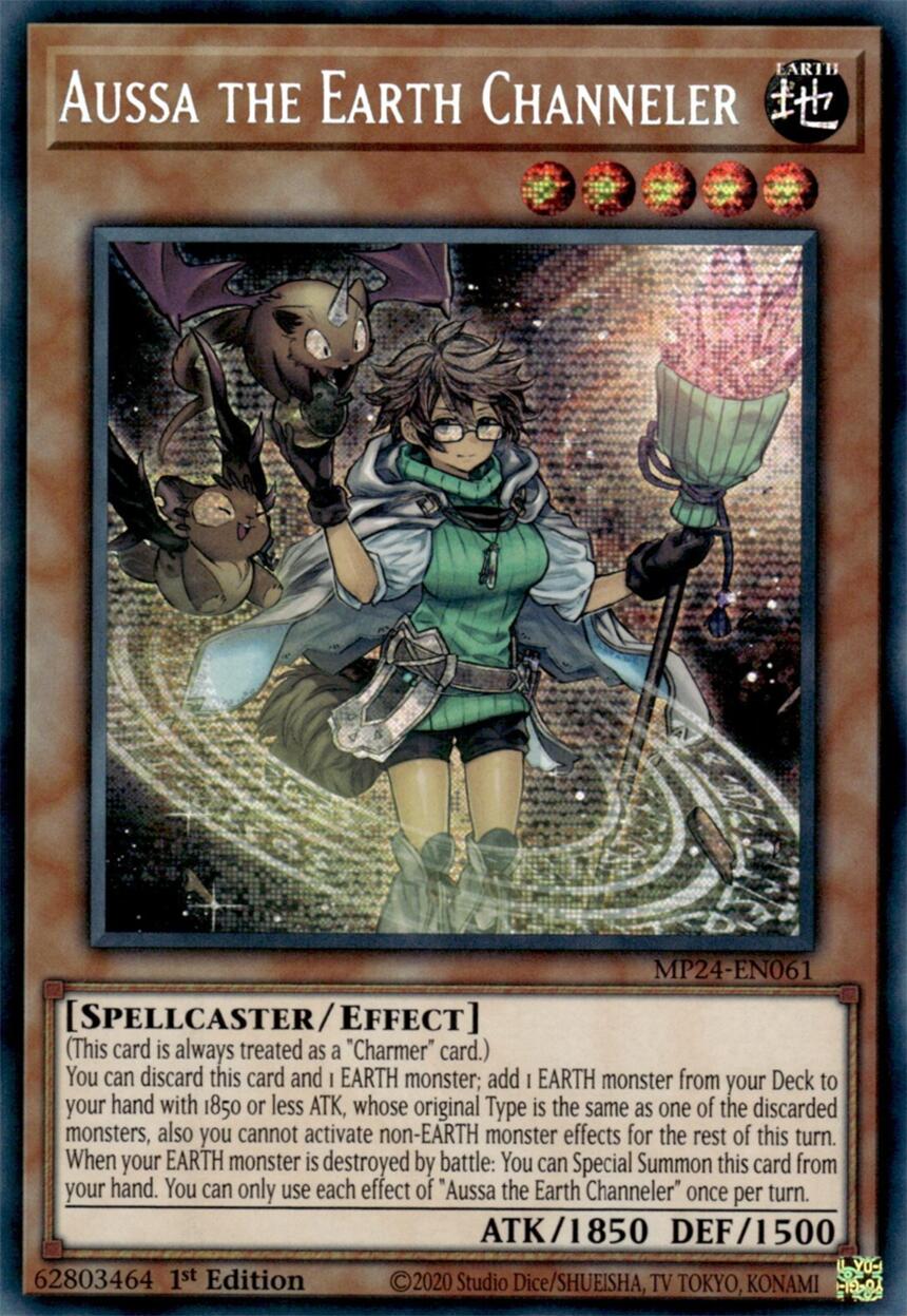 Aussa the Earth Channeler [MP24-EN061] Prismatic Secret Rare | Chromatic Games