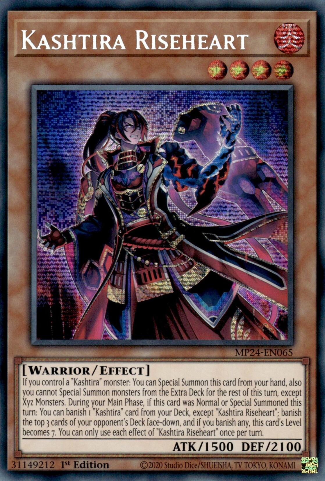 Kashtira Riseheart [MP24-EN065] Prismatic Secret Rare | Chromatic Games