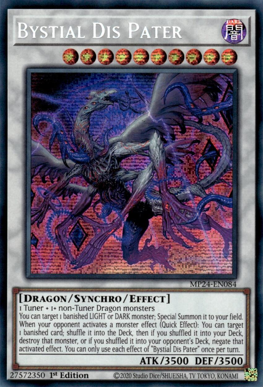 Bystial Dis Pater [MP24-EN084] Prismatic Secret Rare | Chromatic Games