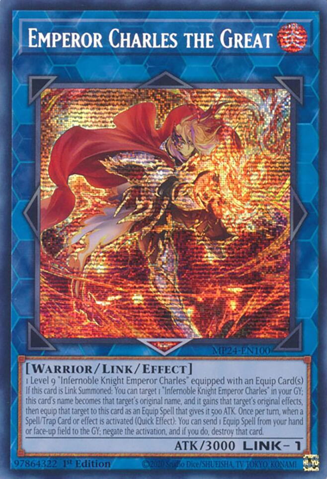 Emperor Charles the Great [MP24-EN100] Prismatic Secret Rare | Chromatic Games