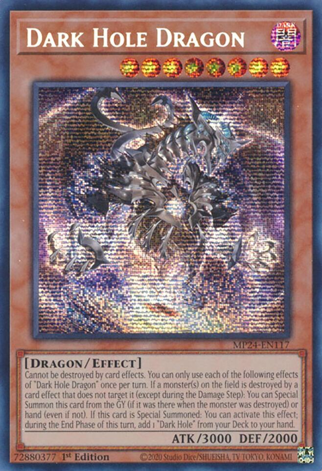 Dark Hole Dragon [MP24-EN117] Prismatic Secret Rare | Chromatic Games