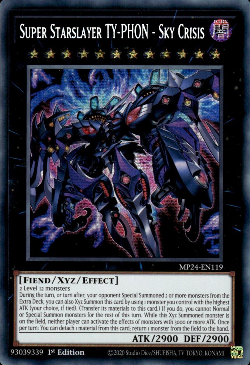 Super Starslayer TY-PHON - Sky Crisis [MP24-EN119] Prismatic Secret Rare | Chromatic Games