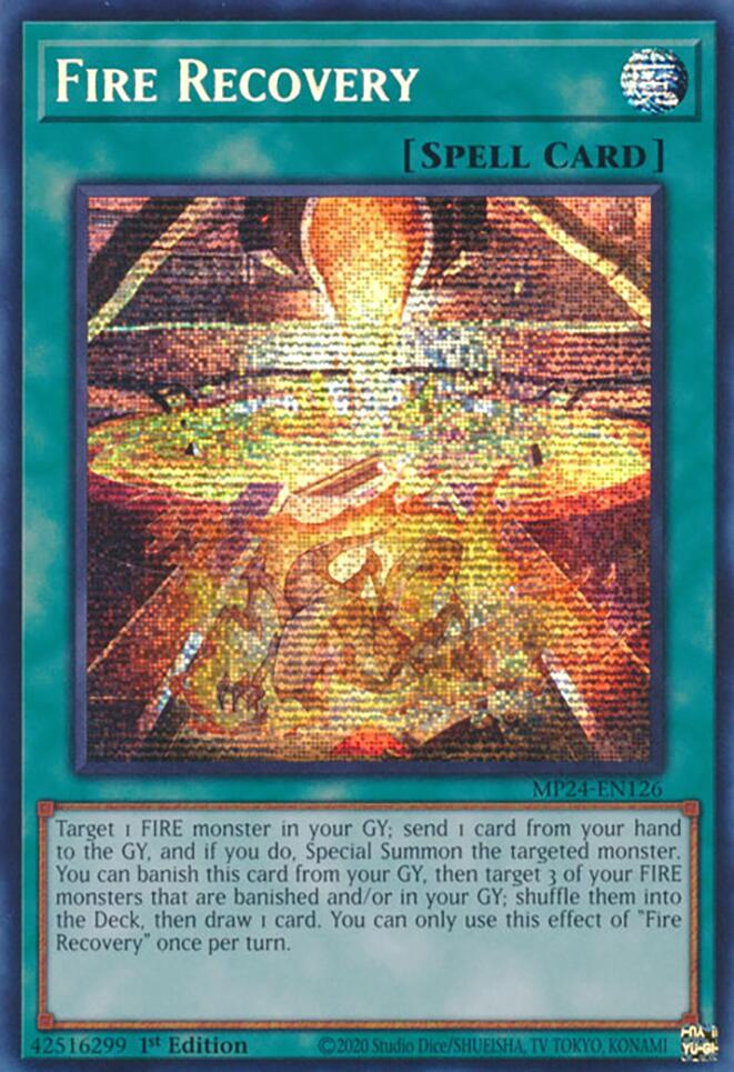 Fire Recovery [MP24-EN126] Prismatic Secret Rare | Chromatic Games