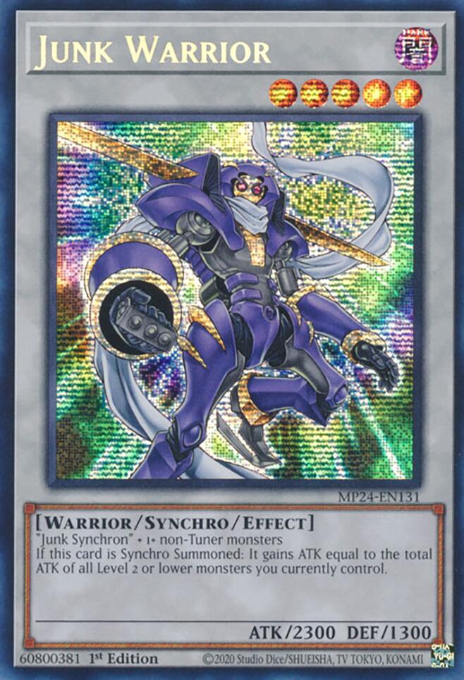 Junk Warrior [MP24-EN131] Prismatic Secret Rare | Chromatic Games