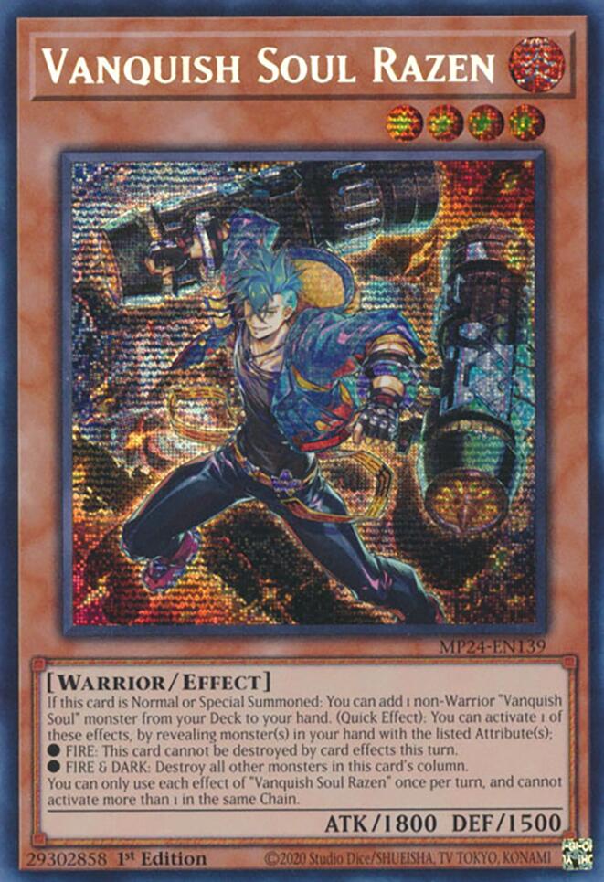 Vanquish Soul Razen [MP24-EN139] Prismatic Secret Rare | Chromatic Games