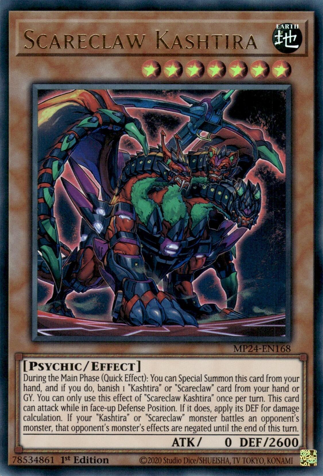 Scareclaw Kashtira [MP24-EN168] Ultra Rare | Chromatic Games