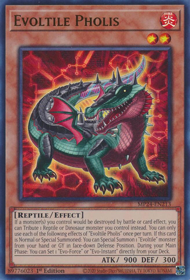 Evoltile Pholis [MP24-EN213] Ultra Rare | Chromatic Games