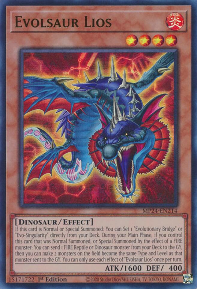 Evolsaur Lios [MP24-EN214] Ultra Rare | Chromatic Games