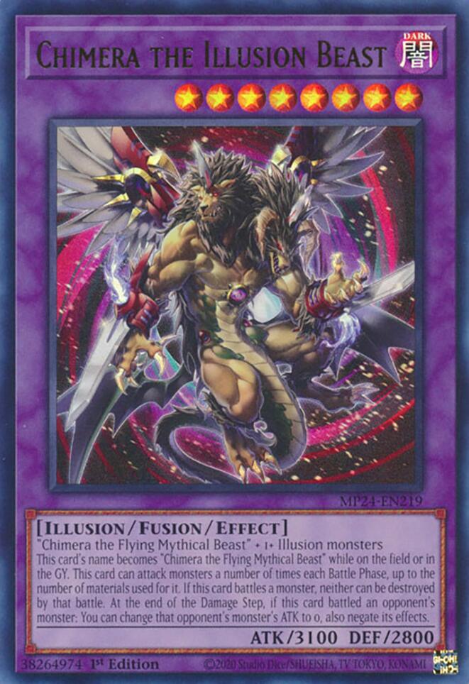 Chimera the Illusion Beast [MP24-EN219] Ultra Rare | Chromatic Games