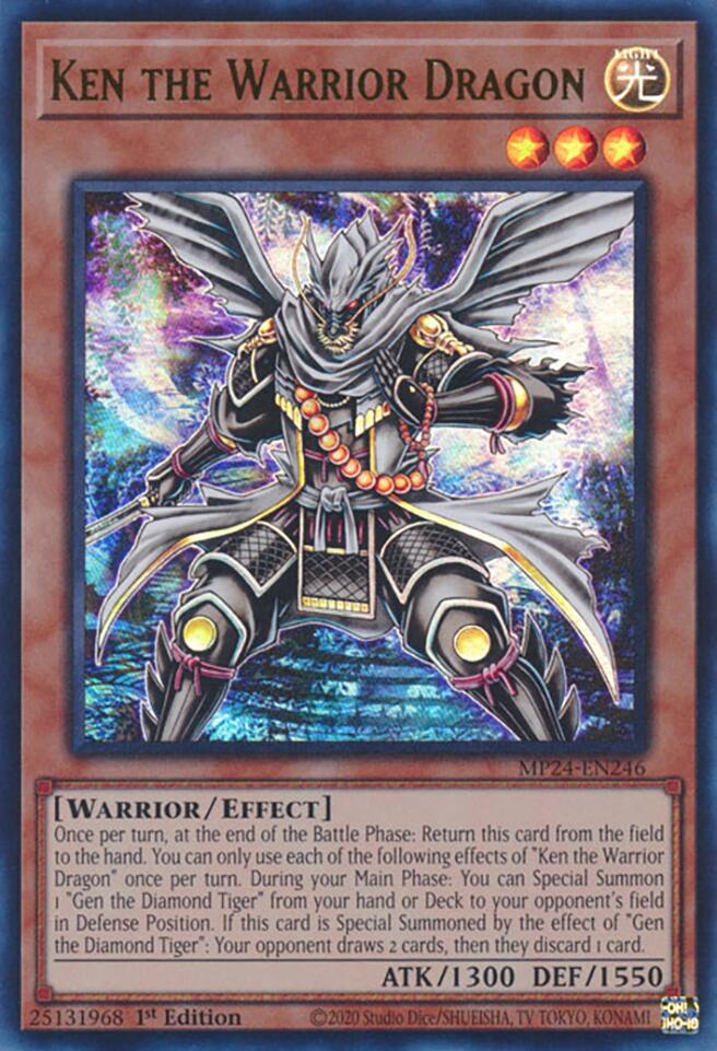 Ken the Warrior Dragon [MP24-EN246] Ultra Rare | Chromatic Games
