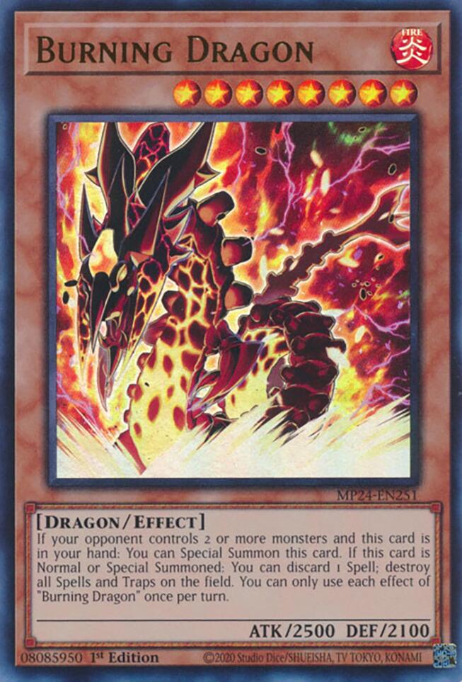 Burning Dragon [MP24-EN251] Ultra Rare | Chromatic Games