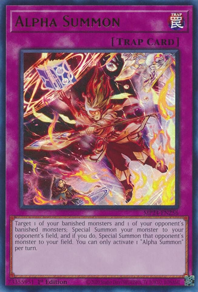 Alpha Summon [MP24-EN256] Ultra Rare | Chromatic Games