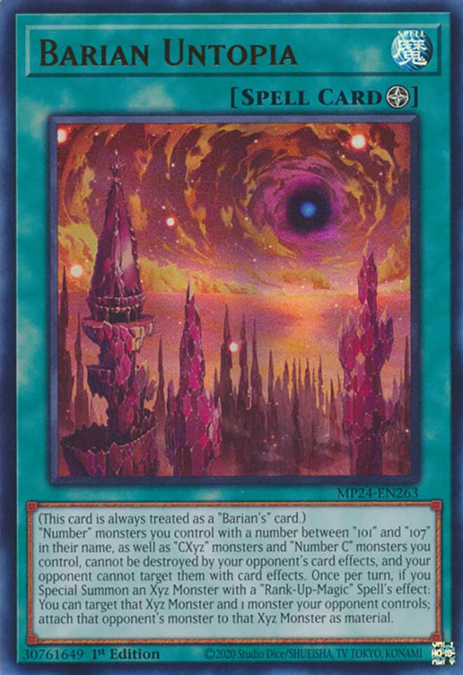 Barian Untopia [MP24-EN263] Ultra Rare | Chromatic Games