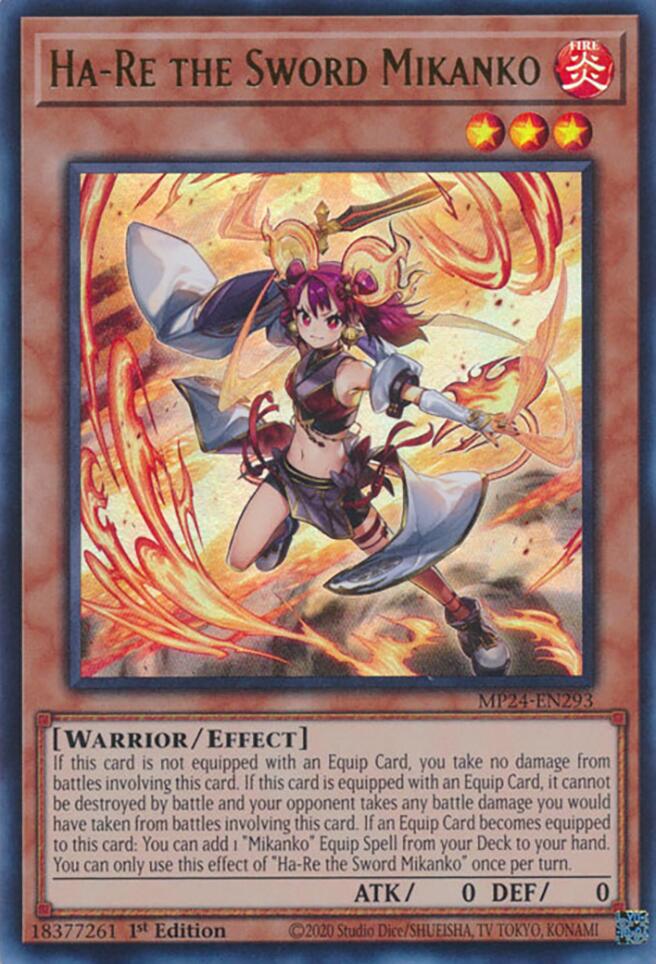 Ha-Re the Sword Mikanko [MP24-EN293] Ultra Rare | Chromatic Games