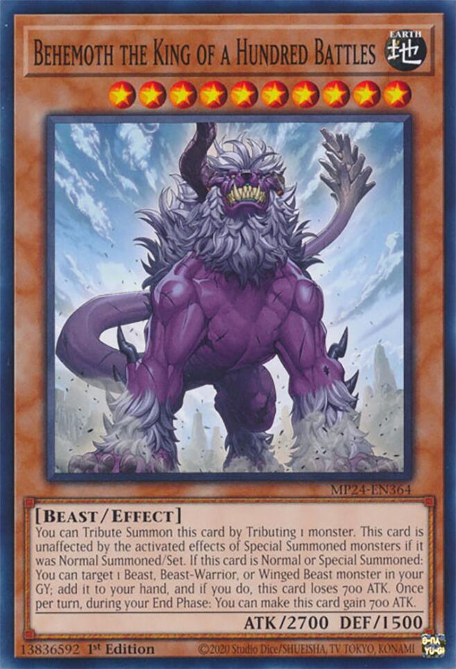 Behemoth the King of a Hundred Battles [MP24-EN364] Common | Chromatic Games