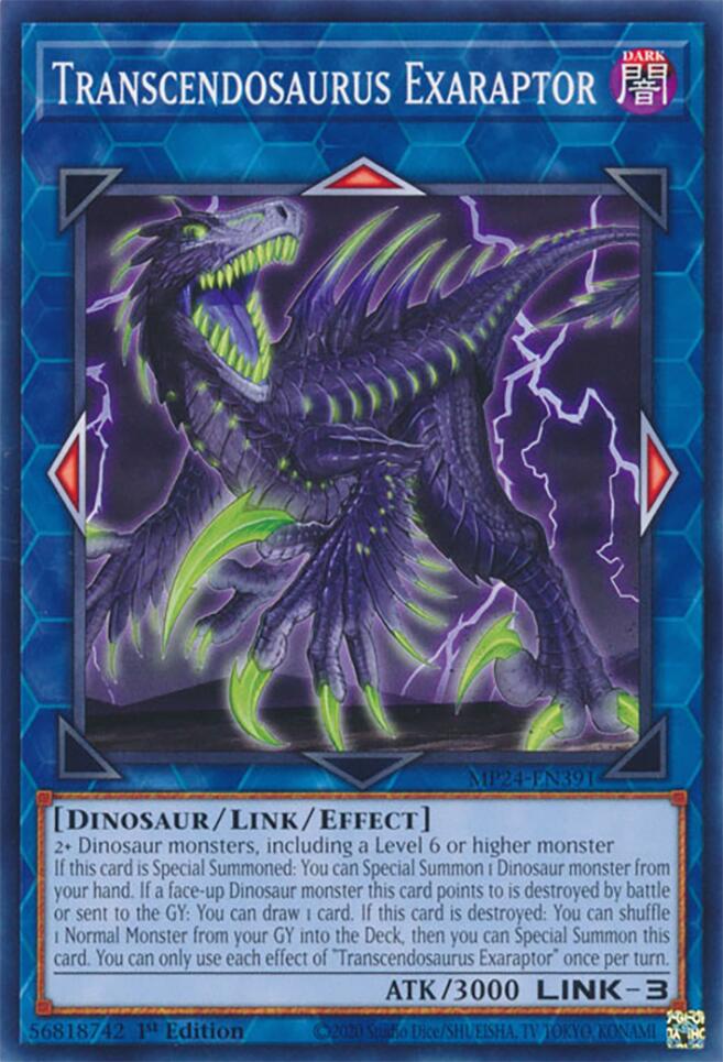 Transcendosaurus Exaraptor [MP24-EN391] Common | Chromatic Games