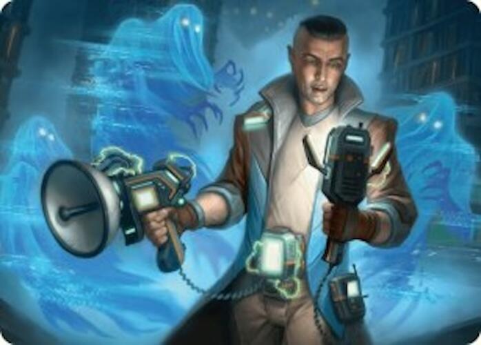Paranormal Analyst Art Card [Duskmourn: House of Horror Art Series] | Chromatic Games