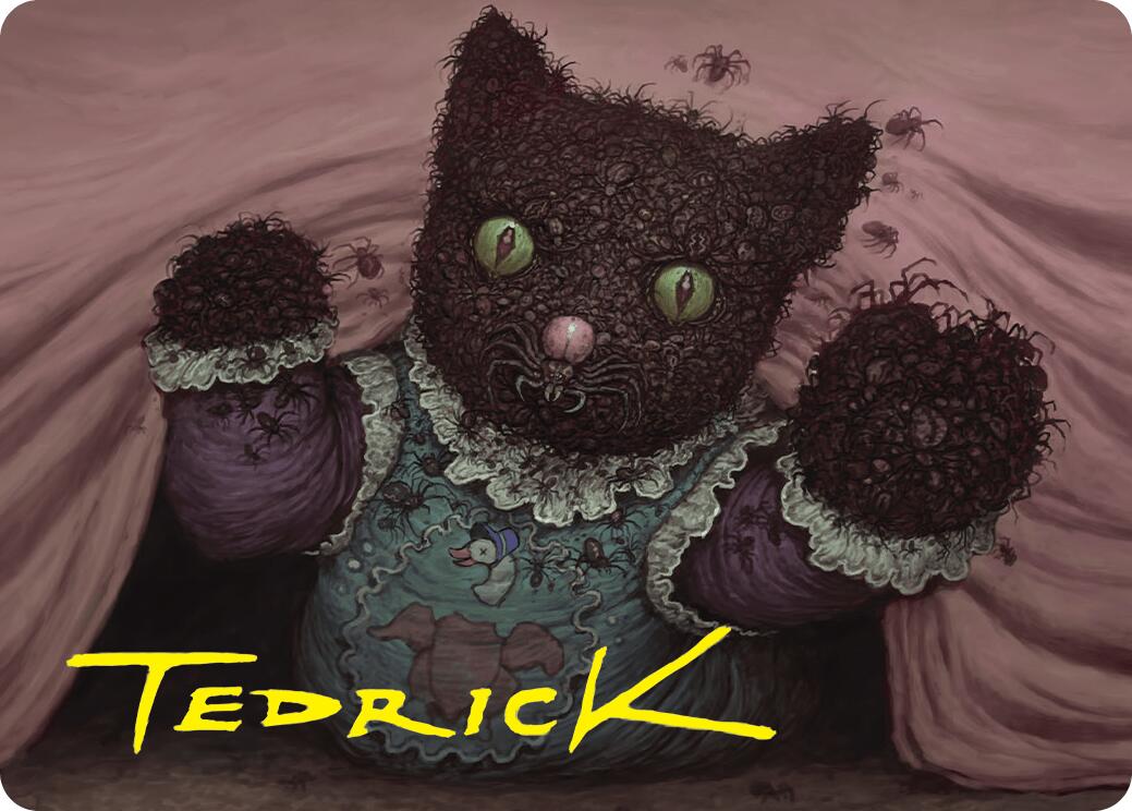 Twitching Doll Art Card (Gold-Stamped Signature) [Duskmourn: House of Horror Art Series] | Chromatic Games
