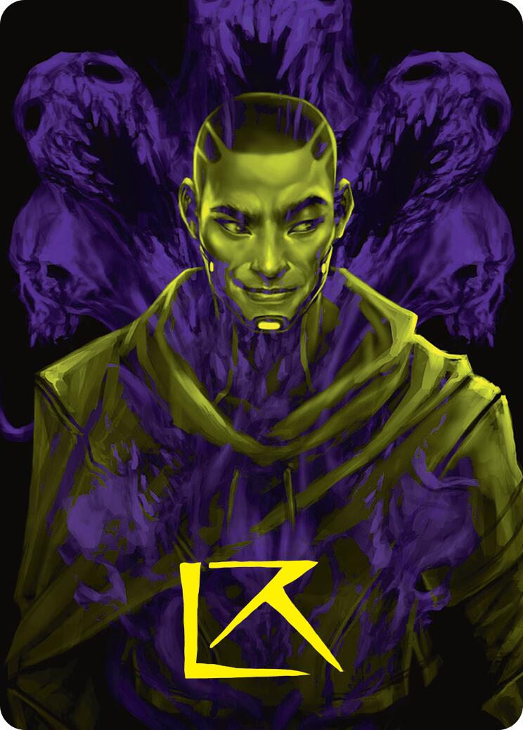 Kaito, Bane of Nightmares Art Card (Gold-Stamped Signature) [Duskmourn: House of Horror Art Series] | Chromatic Games