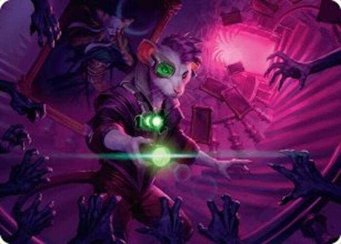 Nashi, Searcher in the Dark Art Card (21/54) [Duskmourn: House of Horror Art Series] | Chromatic Games