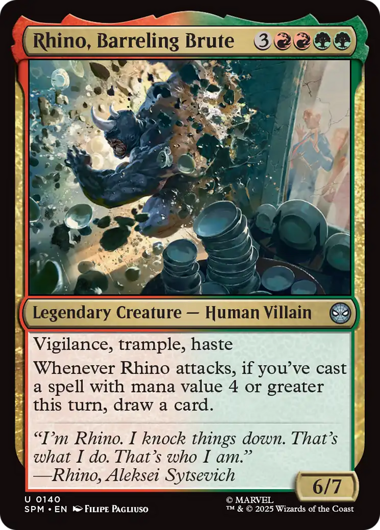 Rhino, Barreling Brute [Marvel's Spider-Man] | Chromatic Games