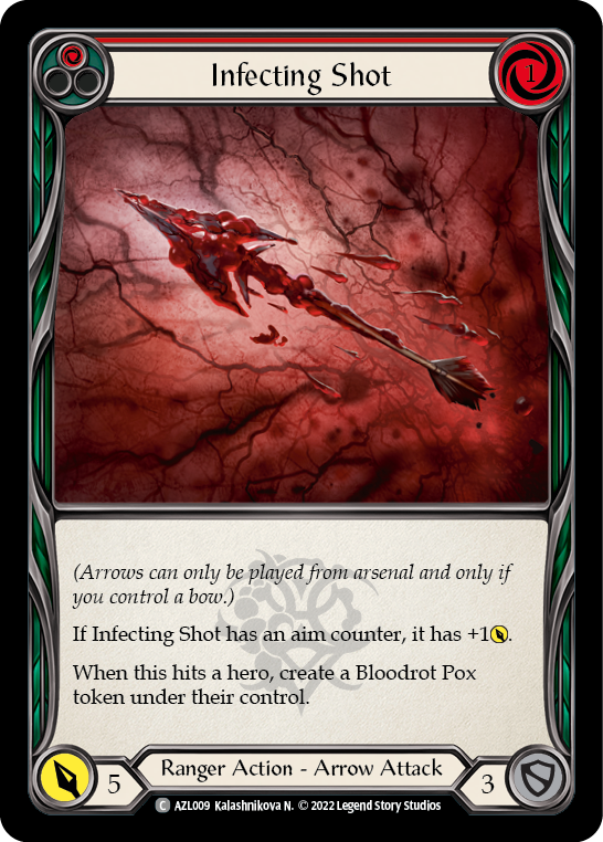 Infecting Shot (Red) [AZL009] (Outsiders Azalea Blitz Deck) | Chromatic Games