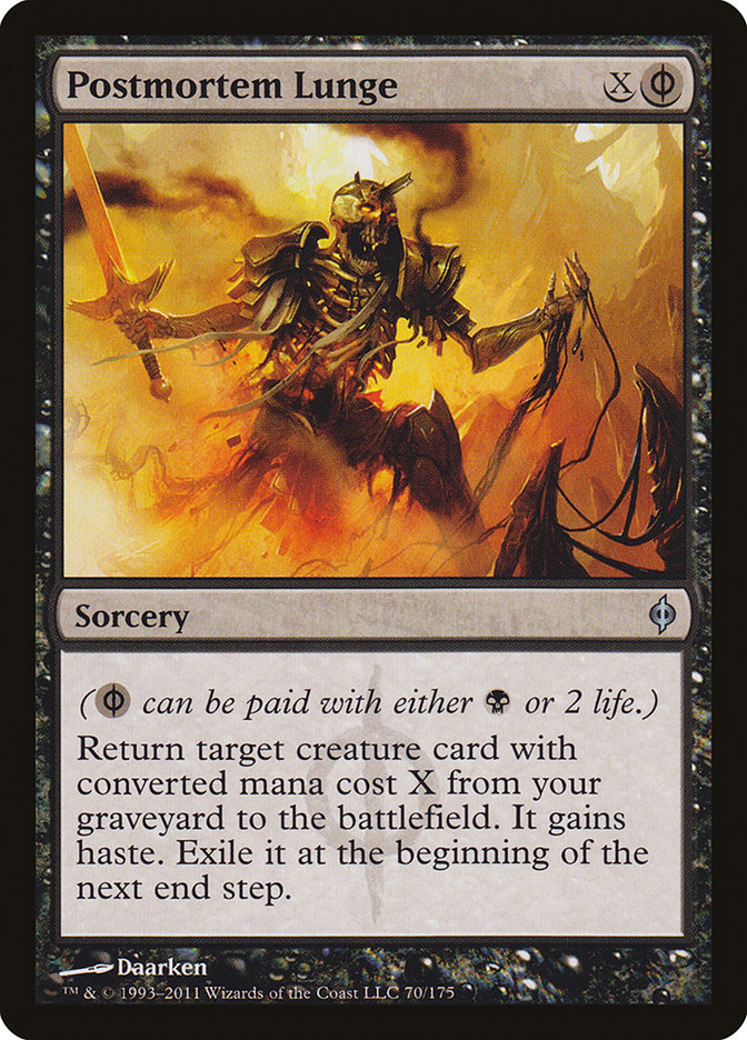 Postmortem Lunge 70/175 (New Phyrexia)  | Chromatic Games