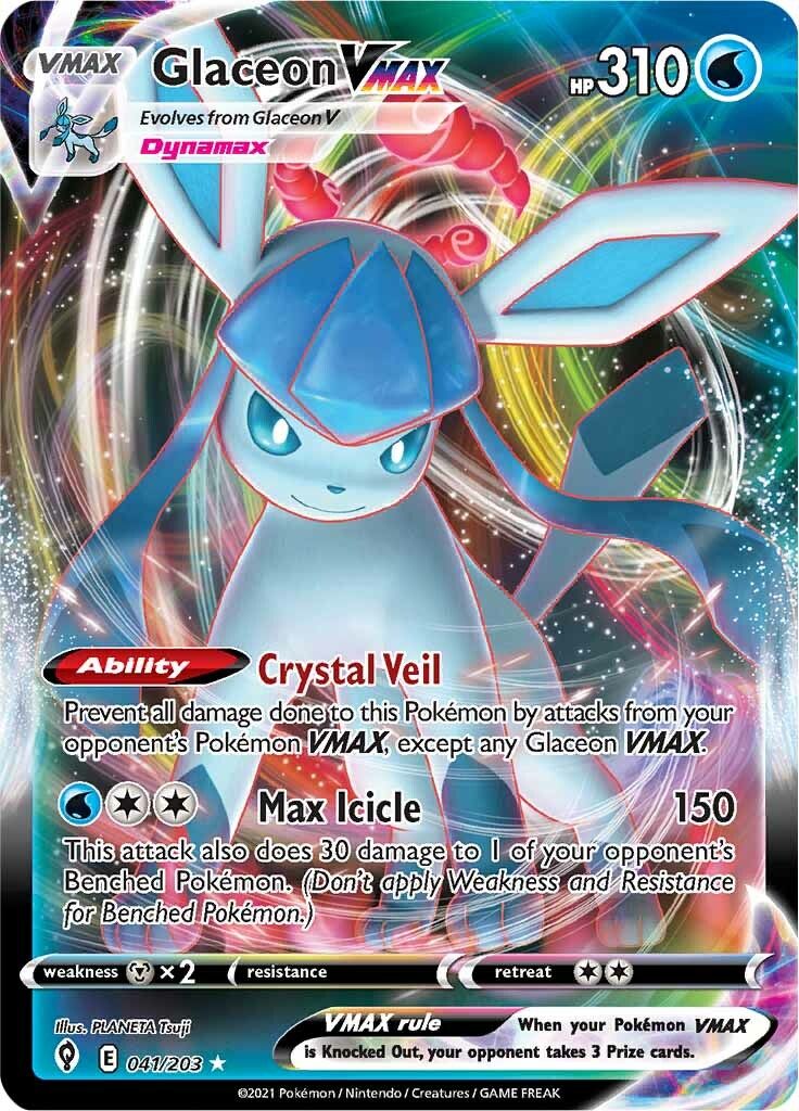 Glaceon VMAX (041/203) [Sword & Shield: Evolving Skies] | Chromatic Games