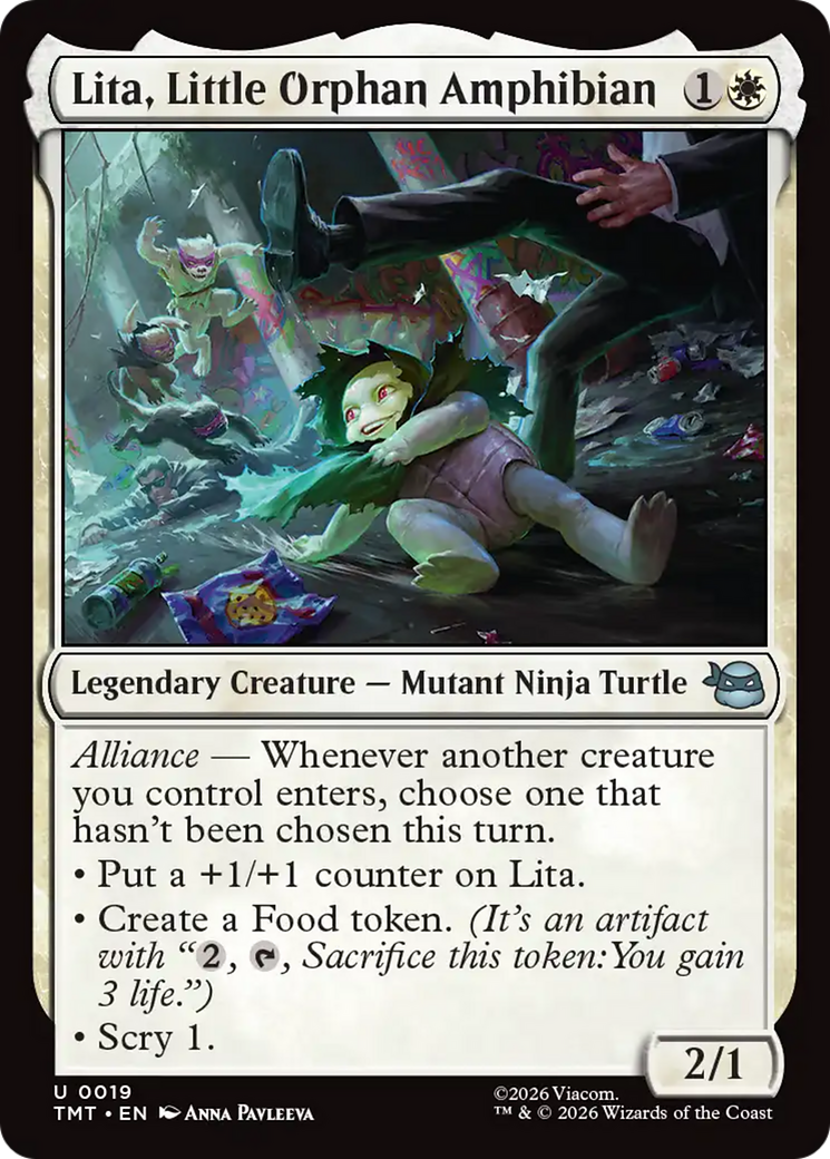 Lita, Little Orphan Amphibian [Teenage Mutant Ninja Turtles] | Chromatic Games