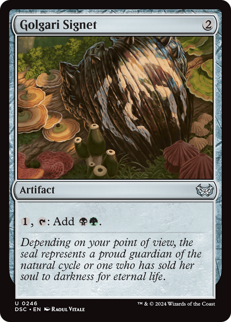 Golgari Signet [Duskmourn: House of Horror Commander] | Chromatic Games