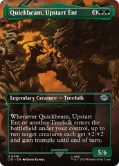 Quickbeam, Upstart Ent (Borderless Alternate Art) [The Lord of the Rings: Tales of Middle-Earth] | Chromatic Games