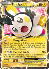 Emolga EX (46/146) [XY: Base Set] | Chromatic Games