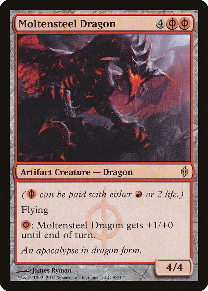Moltensteel Dragon 88/175 (New Phyrexia)  | Chromatic Games