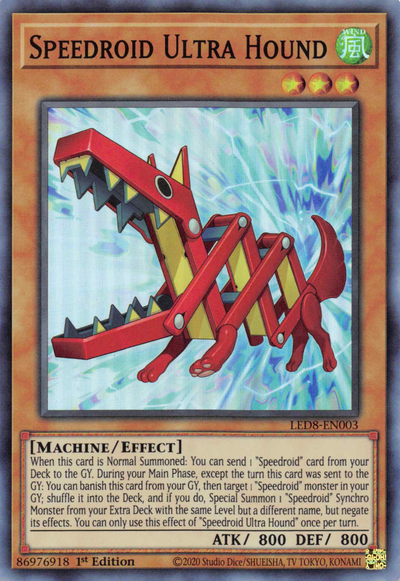 Speedroid Ultra Hound [LED8-EN003] Super Rare | Chromatic Games