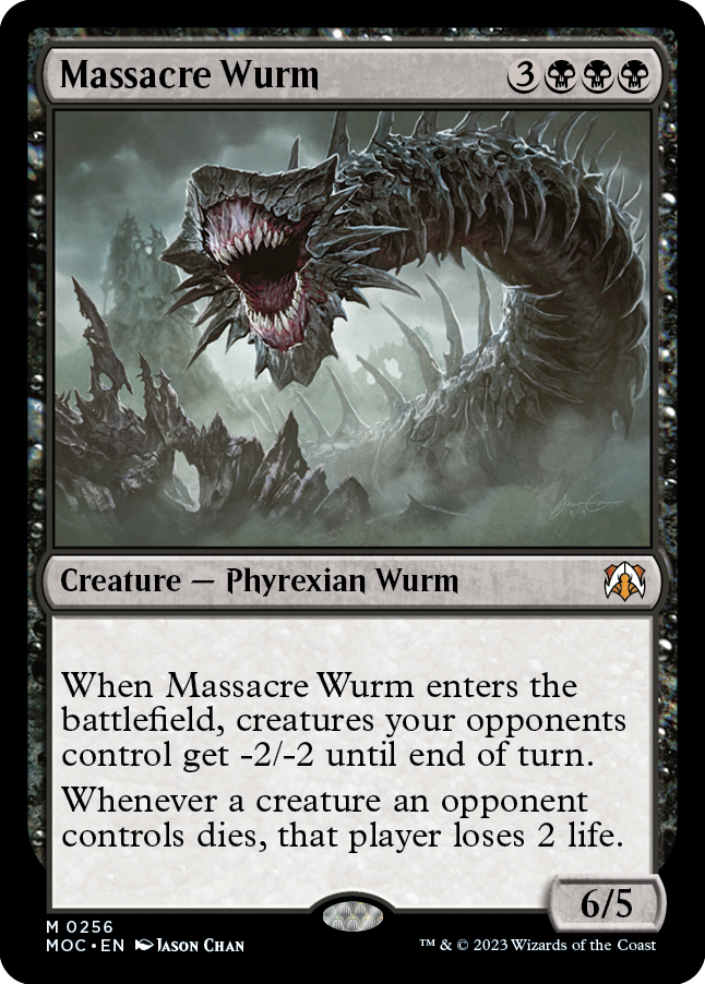 Massacre Wurm [March of the Machine Commander] | Chromatic Games