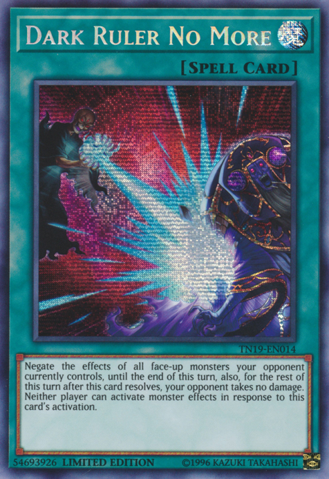 Dark Ruler No More [TN19-EN014] Prismatic Secret Rare | Chromatic Games