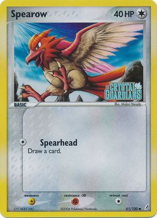 Spearow (61/100) (Stamped) [EX: Crystal Guardians] | Chromatic Games