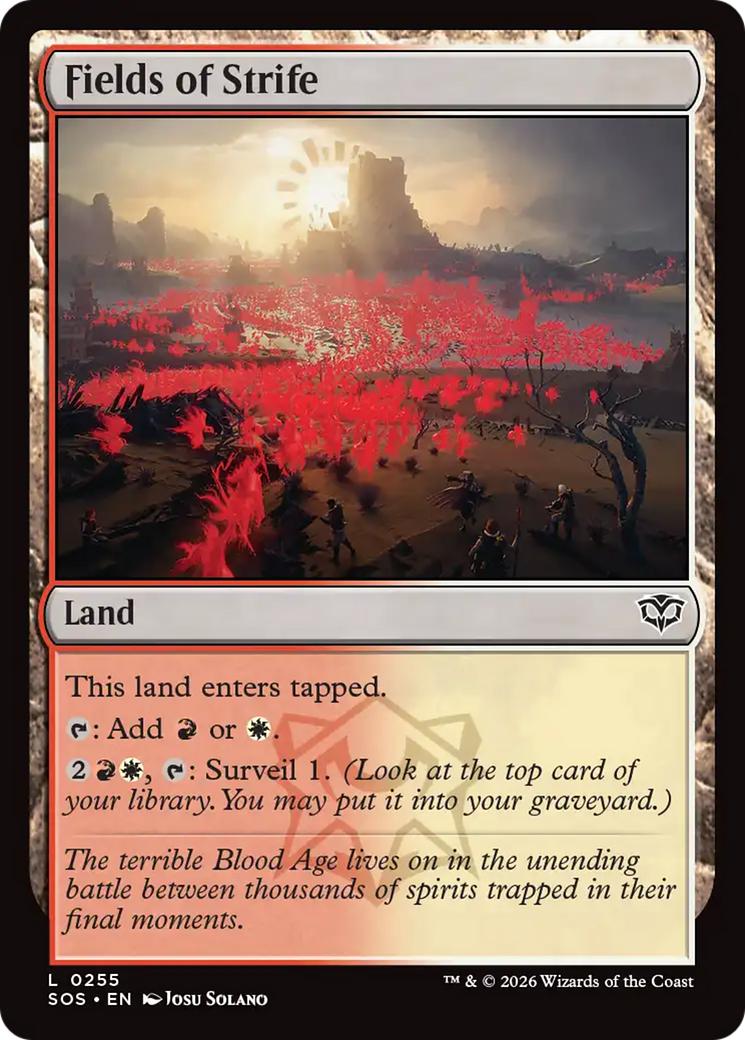 Fields of Strife [Secrets of Strixhaven] | Chromatic Games
