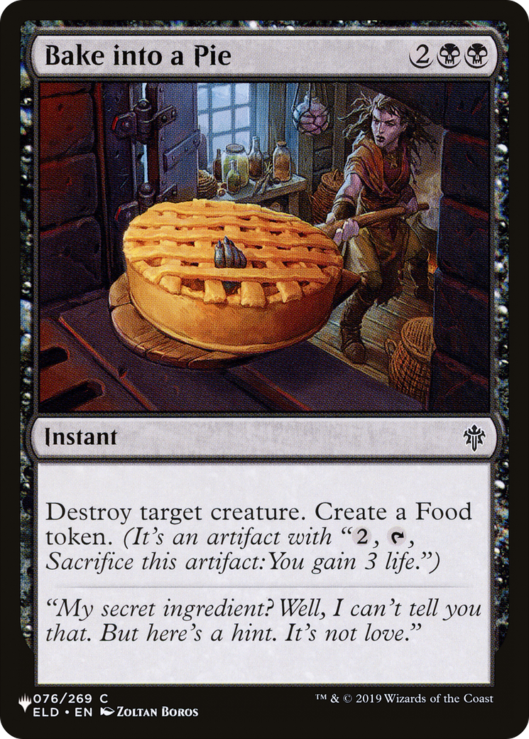 Bake into a Pie [The List] | Chromatic Games