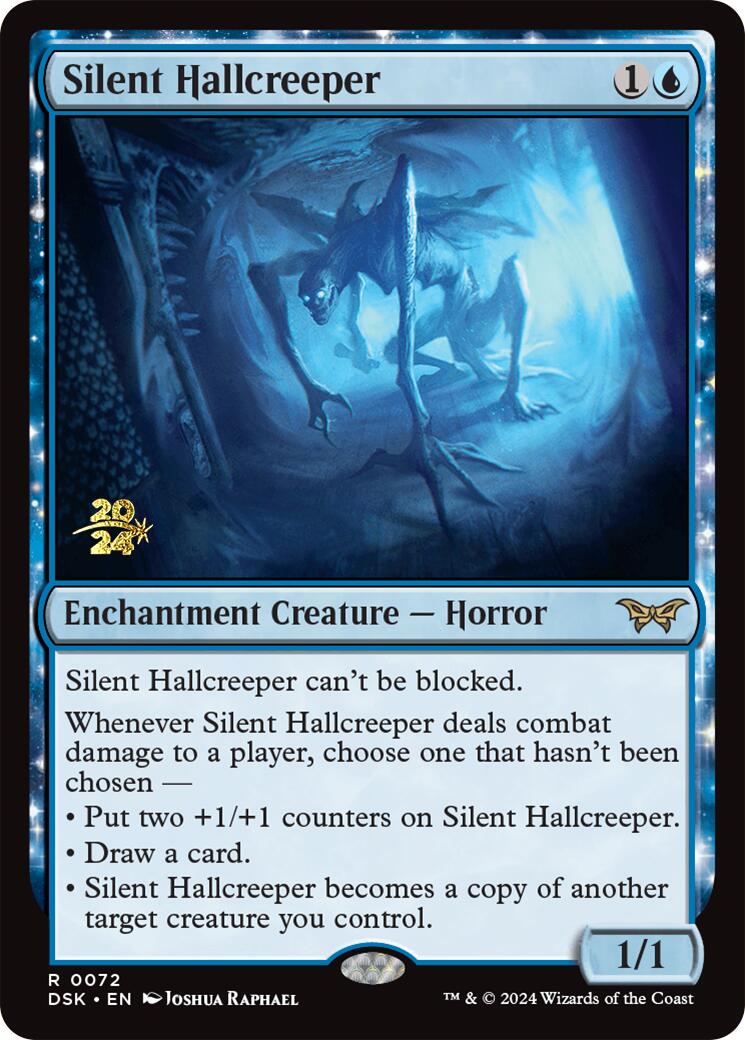 Silent Hallcreeper [Duskmourn: House of Horror Prerelease Promos] | Chromatic Games