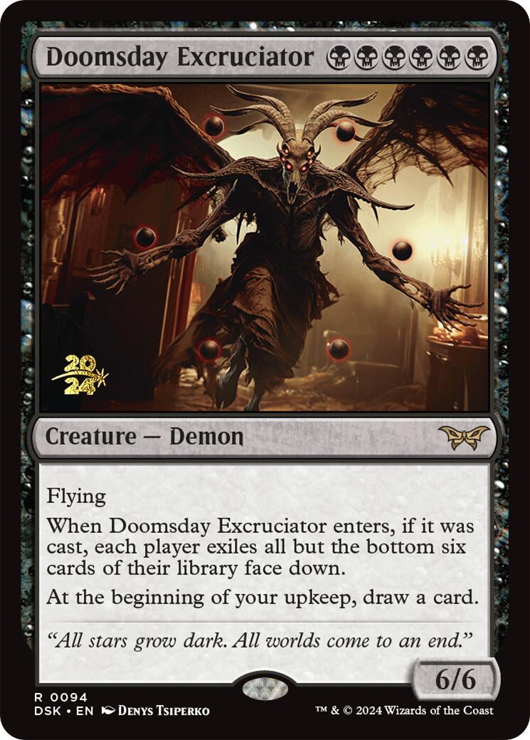 Doomsday Excruciator [Duskmourn: House of Horror Prerelease Promos] | Chromatic Games