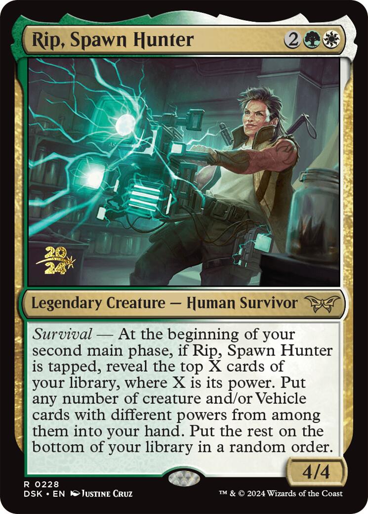 Rip, Spawn Hunter [Duskmourn: House of Horror Prerelease Promos] | Chromatic Games