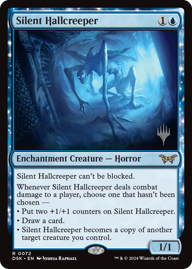 Silent Hallcreeper [Duskmourn: House of Horror Promos] | Chromatic Games