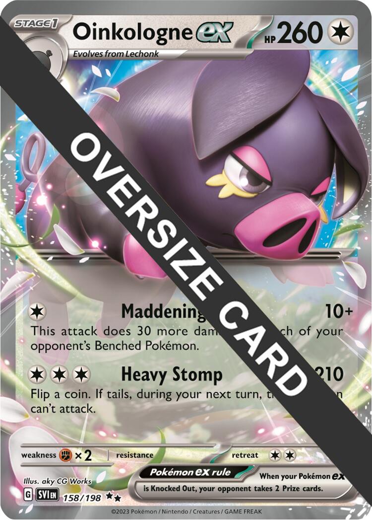 Oinkologne ex (158/198) (Jumbo Card) [Scarlet & Violet: Black Star Promos] | Chromatic Games