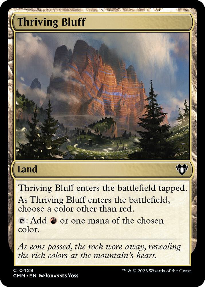 Thriving Bluff 429/451 (Commander Masters)  | Chromatic Games